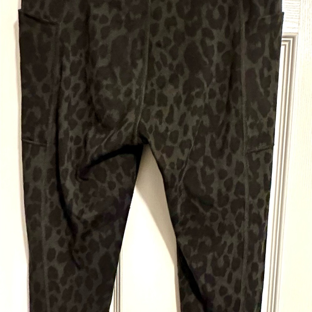 Victoria's Secret Black Animal Print Leggings